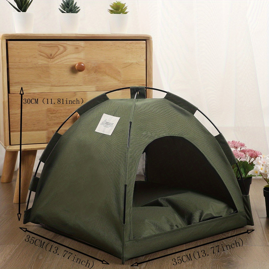 Cat Tent Bed With Removable Non-Slip Soft