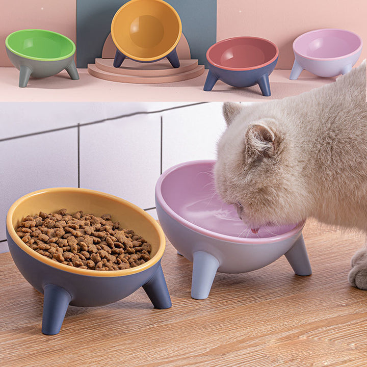 Cat Dog Bowl Pet Feeding Food Bowls