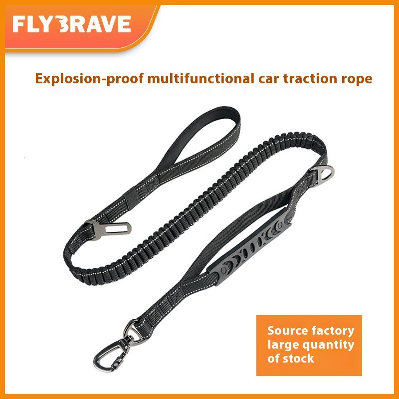 Pet Holding Rope Buffer Reflective Traction Belt