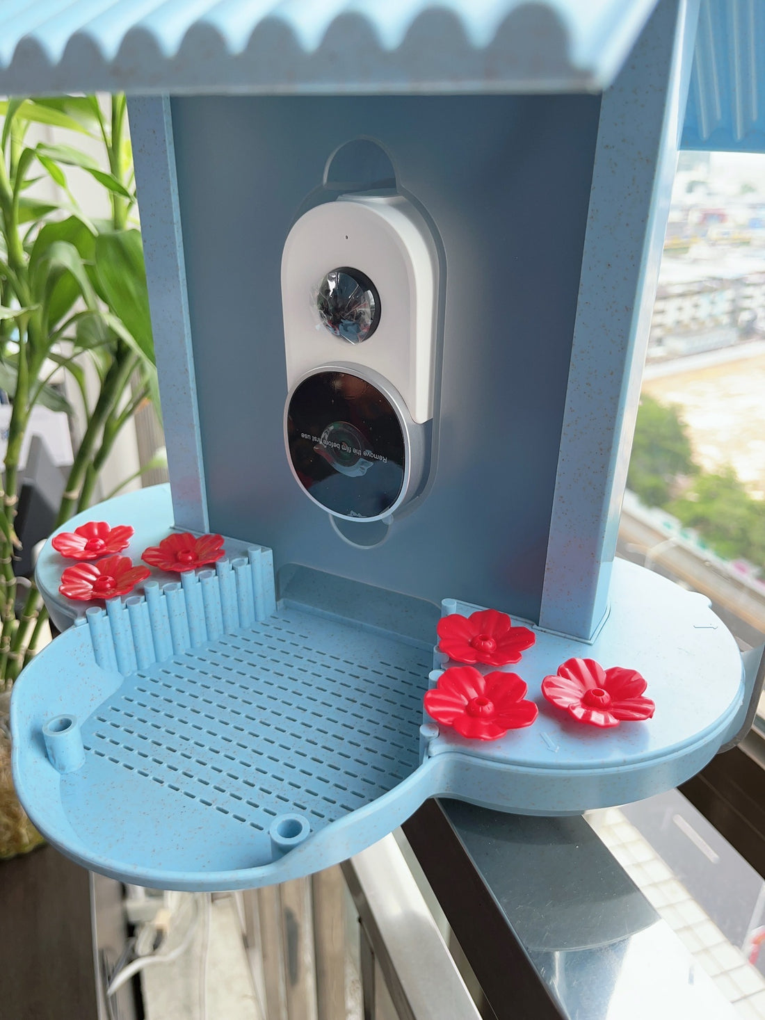 Intelligent Feeder 160 Degree Wide Angle AI Identify Birds