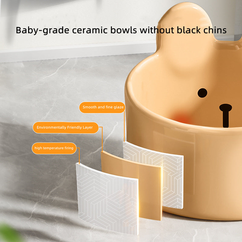 Household Pet Ceramic Bowl