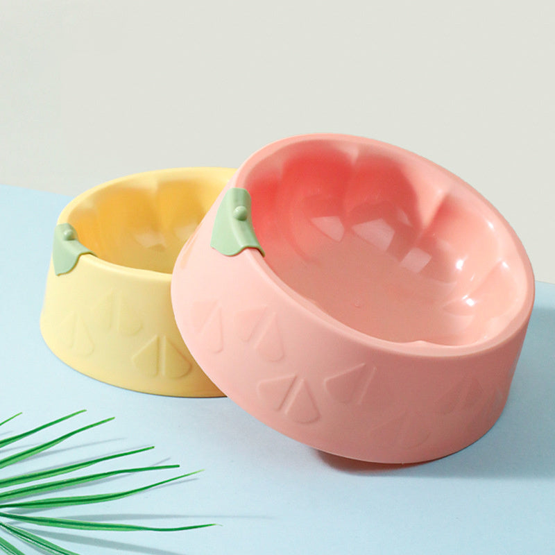 Plastic Pet Bowl Dish Double Bowl