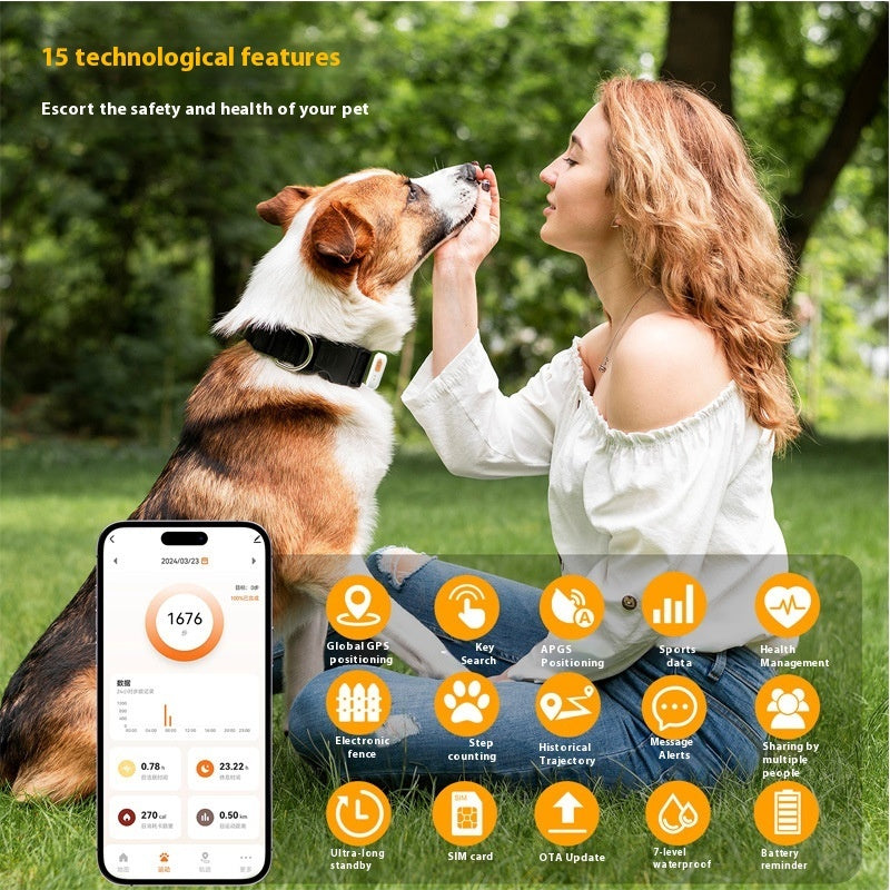 Pet GPS Global Locator Health Monitoring