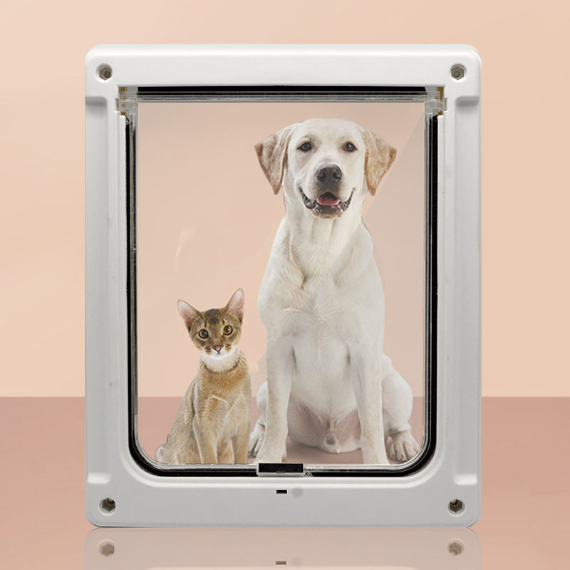 Pet Door That Can Control The Direction Of Entry And Exit